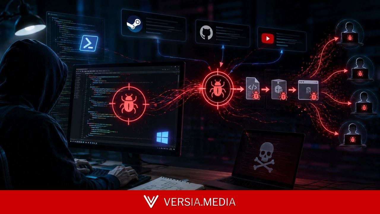 Vírus engana Windows e usa Steam para atacar desenvolvedores em efeito cascata