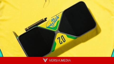 Nvidia faz PC em forma de Maracanã e RTX do Brasil para Lucas Paquetá